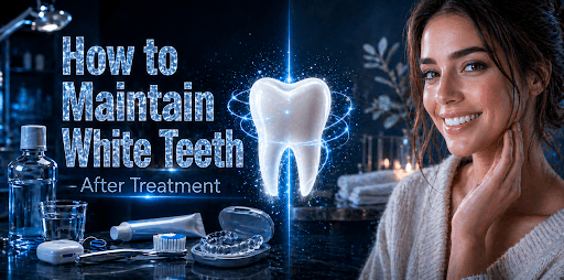 Maintain White Teeth After Treatment