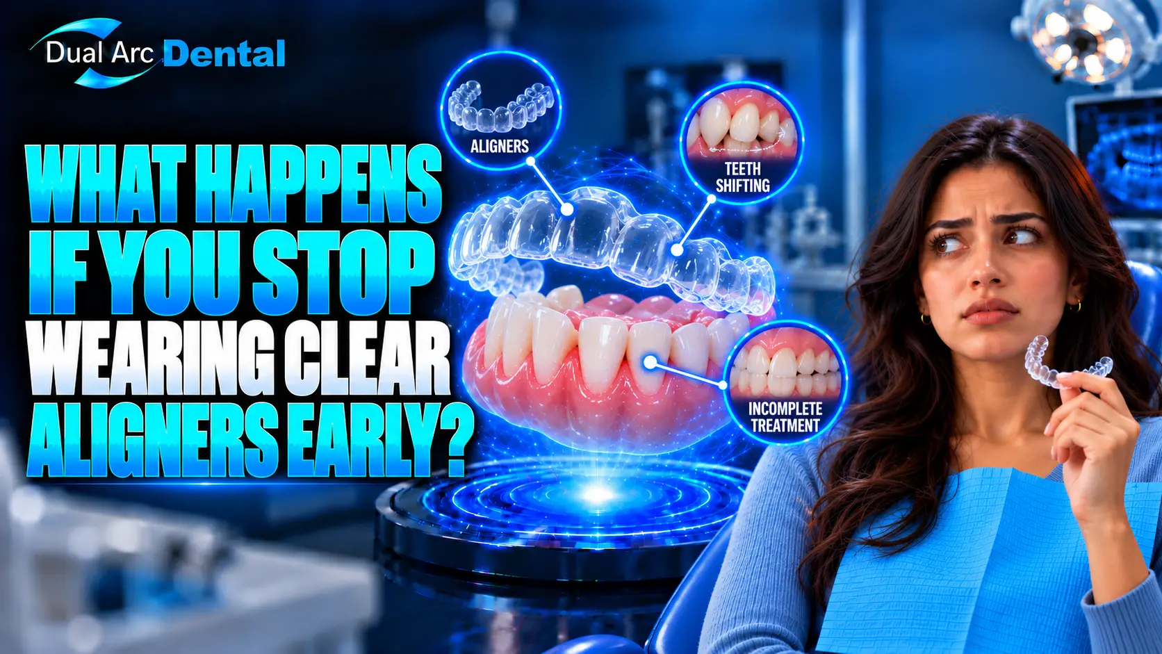 If You Stop Wearing Clear Aligners Early