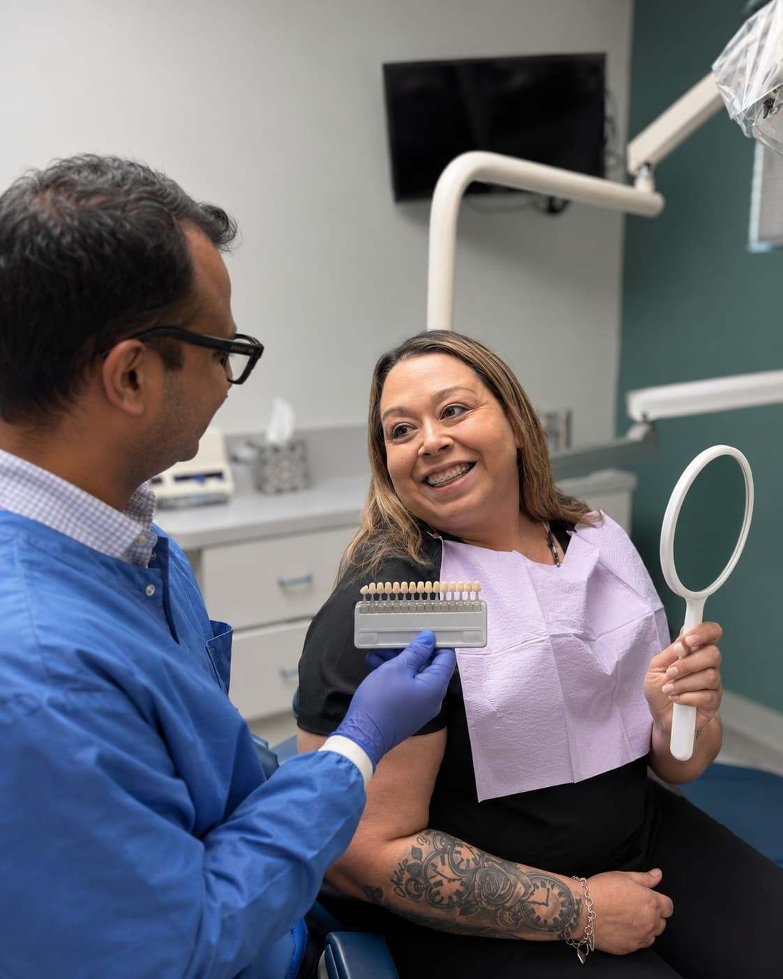 Porcelain veneers