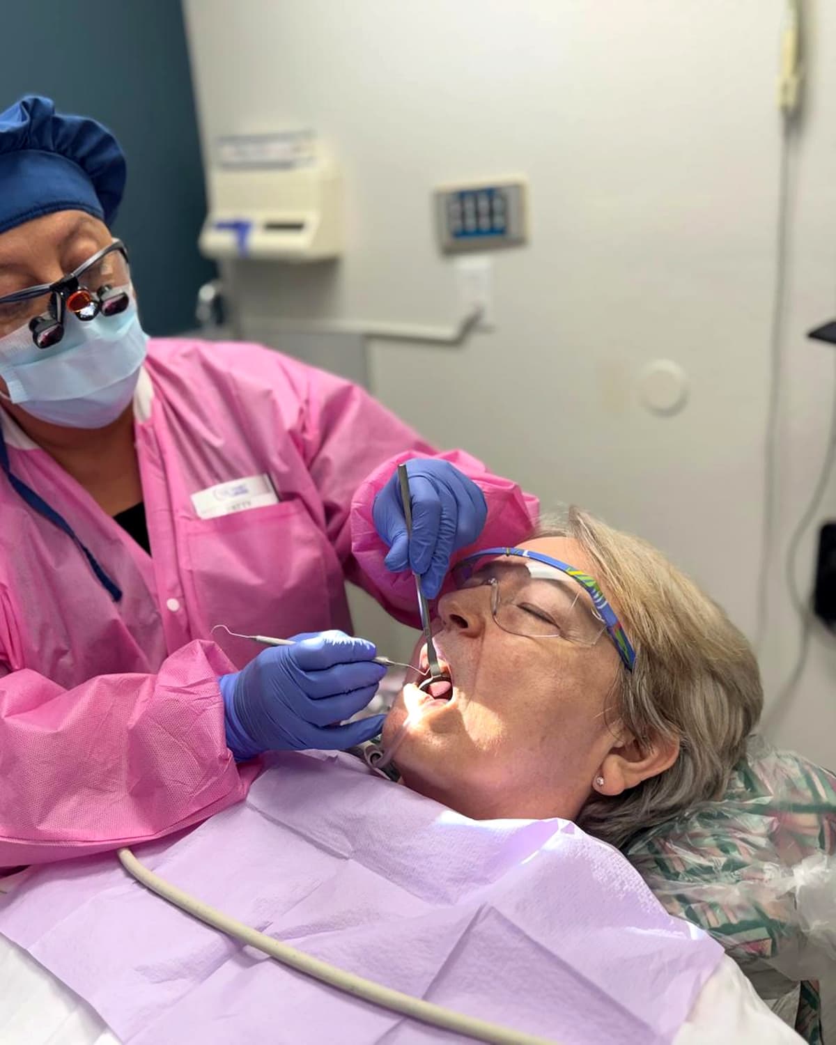 Fluoride dental treatment